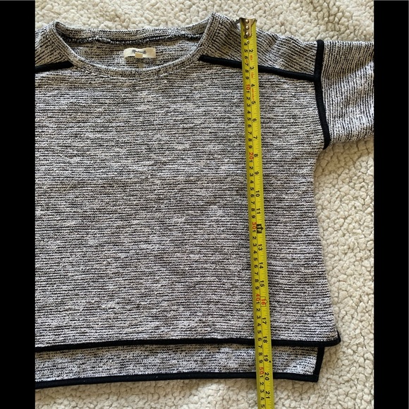 Madewell sculpture crop sweater top chunky JCrew - Picture 8 of 12